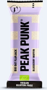 PEAK PUNK, Peak Punk Bio Oat Flapjack Riegel, PEAK PUNK Organic Oat Flapjack Blueberry Muffin (60g)