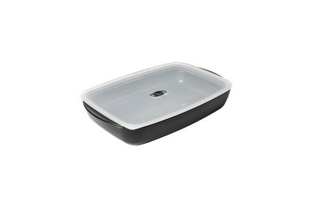 Kuhn Rikon, Kuhn Rikon - EASY Glas Ofenform beschichtet mit Deckel klein 0.8 L, Kuhn Rikon - EASY Glas Ofenform beschichtet mit Deckel klein 0.8 L