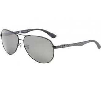 Ray-Ban, Ray-Ban RB8313 - 002/K7 Grey Mirror Black 58-13, 