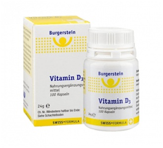Burgerstein, Burgerstein Vitamin D3, Burgerstein Vitamin D3 600 I.E. (100 Kapseln)