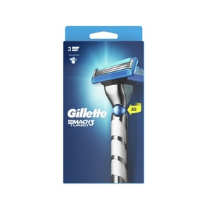 Gillette, Gillette Mach3 Rasierapparat (1 Stk), Gillette Mach3 Turbo 3D Rasierer