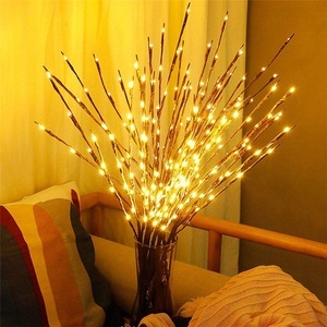Lighinthebox, weihnachtsdekor 75cm weidenzweig 20 leds led nachtlicht flexibel warmweiß weiß multi farbe erntedankfest weihnachten wasserdicht party dekorativ aa batterien betrieben Lightinthebox, 