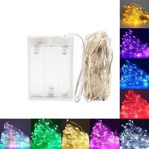 Lighinthebox, 5m Flexible LED-Leuchtstreifen Lichterkette 50 LEDs SMD 0603 1 Stück Warmes Weiß Weiß Rot Weihnachten Neujahr Wasserfest Party Dekorativ AA-Batterien angetrieben Lightinthebox, 