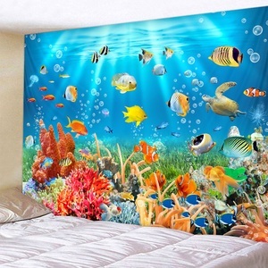 Lighinthebox, Wandteppich Kunst Dekor Decke Vorhang Picknick Tischdecke hängen zu Hause Schlafzimmer Wohnzimmer Wohnheim Dekoration Tier Fisch Unterwasserwelt Lightinthebox, Wandteppich Kunst Dekor Decke Vorhang Picknick Tischdecke hängen zu Hause Schlafzimmer Wohnzimmer Wohnheim Dekoration Tier Fisch Unterwasserwelt Lightinthebox