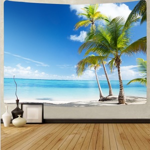 Lighinthebox, Wandteppich Art Deco Decke Vorhang Picknicktisch Tuch hängen zu Hause Schlafzimmer Wohnzimmer Schlafsaal Dekoration Polyester Faser Strand Serie Kokosnussbaum blau Meer weiße Wolke blauen Himmel Lightinthebox, Wandteppich Art Deco Decke Vorhang Picknicktisch Tuch hängen zu Hause Schlafzimmer Wohnzimmer Schlafsaal Dekoration Polyester Faser Strand Serie Kokosnussbaum blau Meer weiße Wolke blauen Himmel Lightinthebox