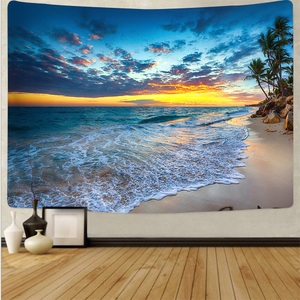 Lighinthebox, Wandteppich Art Deco Decke Vorhang Picknicktisch Stoff hängen zu Hause Schlafzimmer Wohnzimmer Schlafsaal Dekoration Polyester Faser Strand Serie Kokosnussbaum blau Meer weiße Wolke blau Himmel Wellen Lightinthebox, Wandteppich Art Deco Decke Vorhang Picknicktisch Stoff hängen zu Hause Schlafzimmer Wohnzimmer Schlafsaal Dekoration Polyester Faser Strand Serie Kokosnussbaum blau Meer weiße Wolke blau Himmel Wellen Lightinthebox