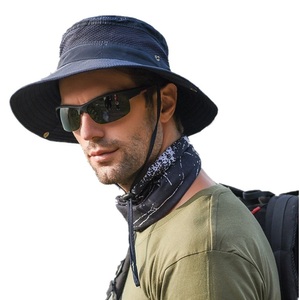 Lighinthebox, Herren Sonnenhut Eimer Hut Außen Packbar UPF50 UV Schutz Rasche Trocknung Frühling Sommer Hut Gitter Campen und Wandern Jagd Angeln Armeegrün Grau Khaki Lightinthebox