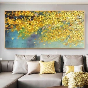 Lighinthebox, Ölgemälde 100 % handgefertigt, handgemalte Wandkunst auf Leinwand, moderne Landschaft, Pflanze, gelbe Blumen, Heimdekoration, Dekoration, gerollte Leinwand, kein Rahmen, ungedehnt Lightinthebox, Ölgemälde 100 % handgefertigt, handgemalte Wandkunst auf Leinwand, moderne Landschaft, Pflanze, gelbe Blumen, Heimdekoration, Dekoration, gerollte Leinwand, kein Rahmen, ungedehnt Lightinthebox