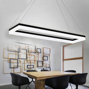 Lighinthebox, 90 cm LED-Pendelleuchte quadratisches Design schwarz modernes Insellicht Aluminium Esszimmer Büro Bibliothek 110-120V 220-240V Lightinthebox, 90 cm LED-Pendelleuchte quadratisches Design schwarz modernes Insellicht Aluminium Esszimmer Büro Bibliothek 110-120V 220-240V Lightinthebox