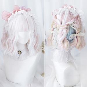 Lighinthebox, kurze natürliche welle perücke hitzebeständiges synthetisches haar süße teen lolita bob perücke gürtel pony cosplay perücke damen volle perücke Lightinthebox, kurze natürliche welle perücke hitzebeständiges synthetisches haar süße teen lolita bob perücke gürtel pony cosplay perücke damen volle perücke Lightinthebox