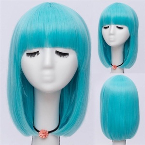 Lighinthebox, Frauen orange kurze Cosplay Perücke mit Pony Bob Frisur hitzebeständige Faser synthetisches glattes Haar Lightinthebox, Frauen orange kurze Cosplay Perücke mit Pony Bob Frisur hitzebeständige Faser synthetisches glattes Haar Lightinthebox