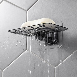 Lighinthebox, Stanzfreier Seifenhalter kein Bohren Wandmontierter doppelschichtiger Seifenhalter Seifenschwammschale Badezimmerzubehör Seifenschalen selbstklebend Lightinthebox, Stanzfreier Seifenhalter kein Bohren Wandmontierter doppelschichtiger Seifenhalter Seifenschwammschale Badezimmerzubehör Seifenschalen selbstklebend Lightinthebox