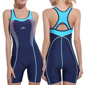 Lighinthebox, sbart Damen-Bademode einteiliger Badeanzug Badeanzug Racerback Boyleg sportlicher Badeanzug Rennsport Patchwork-Bademode chlorbeständig atmungsaktiv hochelastisch Nylon Spandex ärmellos Lightinthebox