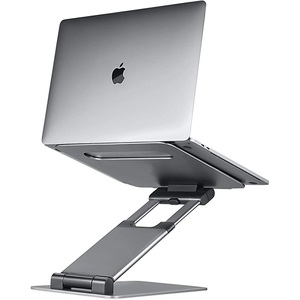 Lighinthebox, Laptop Stand für Schreibtisch Verstellbarer Laptopständer Metall Silikon Tragbar Faltbar Alles in einem Laptop Halter Kompatibel mit Kindle Fire iPad Pro MacBook Air Pro 9 bis 15,6 Zoll 17 Zoll Lightinthebox, 