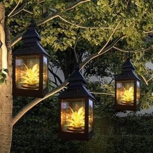 Lighinthebox, LED-Solarpflanze für den Außenbereich, Sternlichter, Retro-Laterne, Nachtlicht, wasserdicht, hängend, Solarlampe für Garten, Terrasse, Hochzeit, Party, Urlaub am Meer, Hofdekoration im Freien, 1 Stk Lightinthebox, 