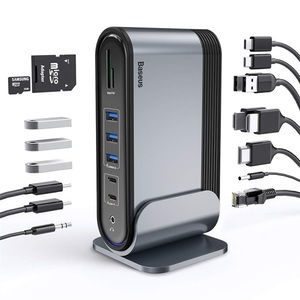 Lighinthebox, BASEUS USB 3.0 Naben 16 Häfen Mit Kartenleser (n) USB-Hub mit DisplayPort USB 3.0USB C Micro-USB Typ B Stromversorgung Für Lightinthebox, BASEUS USB 3.0 Naben 16 Häfen Mit Kartenleser (n) USB-Hub mit DisplayPort USB 3.0USB C Micro-USB Typ B Stromversorgung Für Lightinthebox