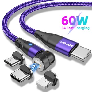 Lighinthebox, Multi-Ladekabel 60W 3,3 Fuß 6,6 Fuß USB C zu Lightning / Mikro / USB C 3 A Schnellladen Nylon geflochten Langlebig Magnetisch Für Samsung Xiaomi Huawei Handy-Zubehör Lightinthebox, Multi-Ladekabel 60W 3,3 Fuß 6,6 Fuß USB C zu Lightning / Mikro / USB C 3 A Schnellladen Nylon geflochten Langlebig Magnetisch Für Samsung Xiaomi Huawei Handy-Zubehör Lightinthebox