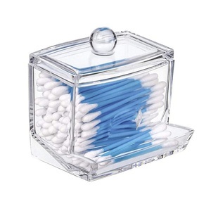 Lighinthebox, Acryl-Wattestäbchen-Aufbewahrungsbox, tragbar, transparent, Make-up-Wattepad, Kosmetikbehälter, Kristall-Schmuck-Organizer-Etui ohne Wattestäbchen Lightinthebox, Acryl-Wattestäbchen-Aufbewahrungsbox, tragbar, transparent, Make-up-Wattepad, Kosmetikbehälter, Kristall-Schmuck-Organizer-Etui ohne Wattestäbchen Lightinthebox