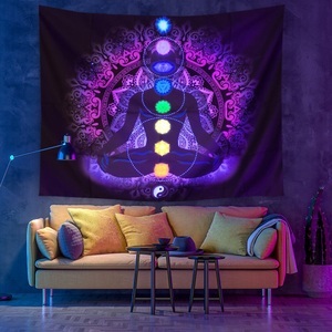 Lighinthebox, schwarzlicht uv reaktiver wandteppich sieben sterne böhmischer leuchtender hintergrund stoff schlafsaal dekoration hängender stoff Lightinthebox, schwarzlicht uv reaktiver wandteppich sieben sterne böhmischer leuchtender hintergrund stoff schlafsaal dekoration hängender stoff Lightinthebox