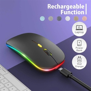 Lighinthebox, LED-Funkmaus Slim Silent Mouse 2,4 g tragbare mobile optische Office-Maus mit USB- und Typ-C-Empfänger 3 einstellbare dpi-Stufen für Laptop PC Notebook Macbook Lightinthebox