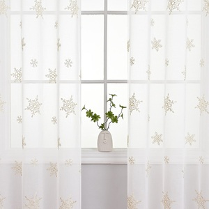 Lighinthebox, weihnachtliche durchsichtige vorhänge für wohnzimmer schneeflocke bestickte weihnachten küche durchsichtige vorhänge weihnachtsschmuck rot weiße durchsichtige vorhänge für schlafzimmer fenster Lightinthebox, 