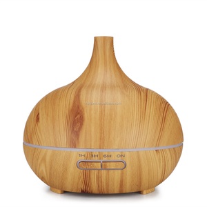 Lighinthebox, 400ml LED Aromatherapie Diffusor Holzmaserung Luftduft Diffusor Aroma Ultraschall Diffusor für ätherische Öle Lightinthebox, 