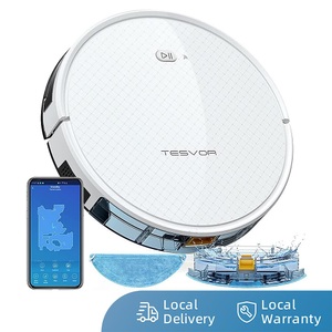 Lighinthebox, tesvor x500 pro Staubsauger Roboter Staubsauger und Wischroboter 1800pa starke Saugkraft WLAN/App/Alexa leiser selbstaufladender Staubsauger Roboter Lightinthebox
