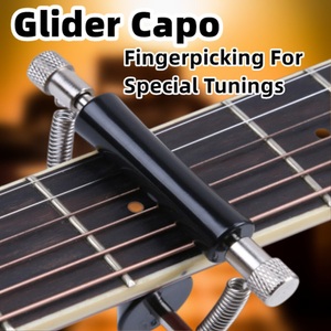 Lighinthebox, Gitarren-Kapodaster verstellbarer Gitarren-Roll-Schiebe-Kapodaster Silikon und Legierungsmaterial zum Stimmen des Tons von Saiteninstrumenten Folk-Akustikgitarre Lightinthebox, Gitarren-Kapodaster verstellbarer Gitarren-Roll-Schiebe-Kapodaster Silikon und Legierungsmaterial zum Stimmen des Tons von Saiteninstrumenten Folk-Akustikgitarre Lightinthebox