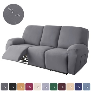 Lighinthebox, Wasserabweisender Sesselbezug 1 Set mit 8 Stück Mikrofaser-Stretch-Sesselbezug für Sofas, weicher Sitzbezug für 3 Sitze, waschbarer Möbelschutz mit Elastizität für Kinder und Haustiere Lightinthebox, 