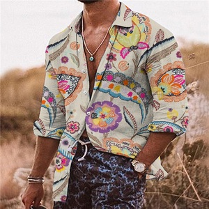 Lighinthebox, Herren Hemd Blumen Umlegekragen Beige 3D-Druck Outdoor Strasse Langarm Button-Down Bedruckt Bekleidung Modisch Designer Casual Atmungsaktiv Lightinthebox, Herren Hemd Blumen Umlegekragen Beige 3D-Druck Outdoor Strasse Langarm Button-Down Bedruckt Bekleidung Modisch Designer Casual Atmungsaktiv Lightinthebox