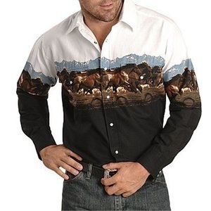 Lighinthebox, Herren Hemd Westernhemd Tier Pferd Grafik-Drucke Umlegekragen Weiß 3D-Druck Outdoor Strasse Langarm Button-Down Bedruckt Bekleidung Modisch Designer Casual Weich Lightinthebox, Herren Hemd Westernhemd Tier Pferd Grafik-Drucke Umlegekragen Weiß 3D-Druck Outdoor Strasse Langarm Button-Down Bedruckt Bekleidung Modisch Designer Casual Weich Lightinthebox