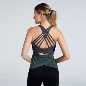 Lighinthebox, Damen Gurt Yoga Top Tank Top Mittlere Unterstützung 2 in 1 Rückenfrei Feste Farbe Schwarz Grün Elasthan Yoga Fitness Fitnesstraining Muskelshirt Shirt Sport Sportkleidung Atmungsaktiv Rasche Lightinthebox, Damen Gurt Yoga Top Tank Top Mittlere Unterstützung 2 in 1 Rückenfrei Feste Farbe Schwarz Grün Elasthan Yoga Fitness Fitnesstraining Muskelshirt Shirt Sport Sportkleidung Atmungsaktiv Rasche Lightinthebox