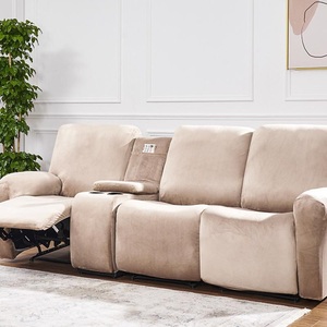 Lighinthebox, Liegesofabezüge für 3-Kissen-Couch mit Konsole, Liegesofabezug für 3-Sitzer-Sofa, geteilter Liegesofabezug für Möbel, Haustiere, Kinderschutz Lightinthebox
