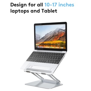 Lighinthebox, Laptop Stand für Schreibtisch Verstellbarer Laptopständer Aluminium Faltbar Alles in einem Verstellbar Laptop Halter Kompatibel mit Kindle Fire iPad Pro MacBook Air Pro 9 bis 15,6 Zoll 17 Zoll Lightinthebox, 