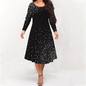 Lighinthebox, Damen Übergröße Arbeitskleidung Farbverläufe Rundhalsausschnitt Langarm Winter Herbst Modisch Elegant Modern Midikleid B¨¹ro Arbeit Kleid Lightinthebox, Damen Übergröße Arbeitskleidung Farbverläufe Rundhalsausschnitt Langarm Winter Herbst Modisch Elegant Modern Midikleid B¨¹ro Arbeit Kleid Lightinthebox