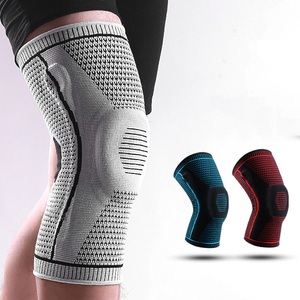 Lighinthebox, ein Paar Outdoor-Sportarten Sommer unter Druck stehende Silikonfeder atmungsaktive Knieschützer Bergsteigen Laufen Basketball Radfahren gestrickte Knieschützer Lightinthebox, 