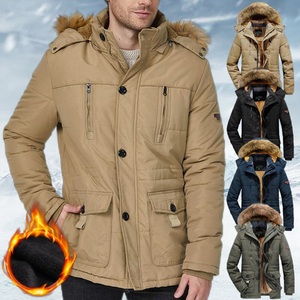Lighinthebox, Herren Winter Daunenjacke Fleecejacke Militärische Taktische Jacke Trenchcoat Parka Verdickte Kapuze Mit abnehmbarem Kunstpelzbesatz Warme Winddichte Leichte Oberbekleidung Windjacke Skifahren Jagd Lightinthebox, 