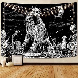 Lighinthebox, Schädel Warier Wandteppich Kunstdekor Decke Vorhang zum Aufhängen Zuhause Schlafzimmer Wohnzimmer Dekoration Lightinthebox, Schädel Warier Wandteppich Kunstdekor Decke Vorhang zum Aufhängen Zuhause Schlafzimmer Wohnzimmer Dekoration Lightinthebox