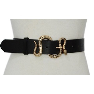 Lighinthebox, Damen Gürtel mit PU-Schnalle PU - Leder Bucket aus Metall Schlangenleder Klassisch Party Geschenk Kaffeefarbe Schwarz Lightinthebox, 