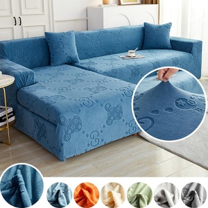 Lighinthebox, Jacquard Cool Bear Serie Samt Sofabezug Wohnzimmer Sofa Sitzbezüge hohe Qualität für Haustiere Stretch waschbar abnehmbarer Sofabezug staubdichter Bezug Couchbezug Lightinthebox
