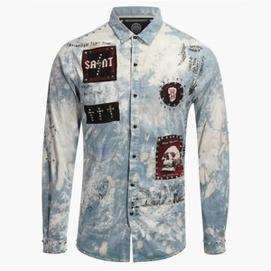 Lighinthebox, Herren Hemd Totenkopf Motiv Grafik-Drucke Umlegekragen Blau Outdoor Strasse Langarm Button-Down Bedruckt Bekleidung Modisch Designer Casual Weich Lightinthebox, Herren Hemd Totenkopf Motiv Grafik-Drucke Umlegekragen Blau Outdoor Strasse Langarm Button-Down Bedruckt Bekleidung Modisch Designer Casual Weich Lightinthebox