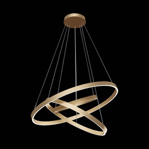Maytoni, Maytoni Rim LED-Hängelampe, 840, 3 Ringe, messing, Maytoni Rim LED-Hängelampe, 840, 3 Ringe, messing