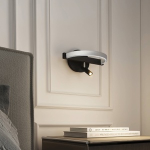 LUCANDE, Lucande Matwei LED-Wandlampe, ringförmig, nickel, Lucande Matwei LED-Wandlampe, ringförmig, nickel