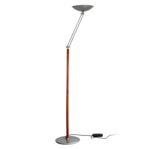 Aluminor, Höhenverstellbar - Deckenfluter Libert 4 silber, LED-Deckenfluter Lib V, höhenverstellbar, silber