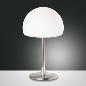 Fabas Luce, LED Tischleuchte Gaia mit Touchdimmer, chrom, LED Tischleuchte Gaia mit Touchdimmer, chrom