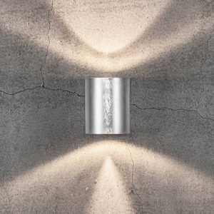 Nordlux, LED-Außenwandleuchte Canto 2, 10 cm, verzinkt, Nordlux Canto 2 49701031 LED-Außenwandleuchte 12 W Verzinkt