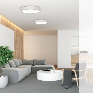 ACB ILUMINACIÓN, LED-Deckenlampe Dilga DALI Ø 60cm Casambi weiß, 