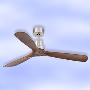 Faro barcelona, Deckenventilator Lantau, Remote, walnuss/stahl, Deckenventilator Lantau, Remote, walnuss/stahl