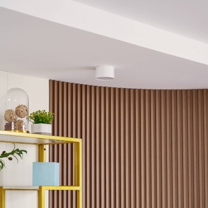 LINDBY, Lindby Nivoria LED-Strahler, 11x6,5 cm, sandweiß, Lindby LED-Strahler Nivoria, 11 x 6,5 cm, sandweiß, Alu