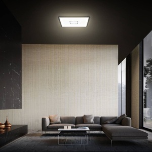 Briloner, LED-Deckenlampe Free, 29 x 29 cm, schwarz, LED-Deckenlampe Free, 29 x 29 cm, schwarz